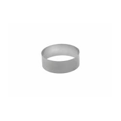 Moule rond en acier inoxydable 7x2,5 cm