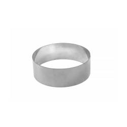 Moule rond en acier inoxydable 15x4,5 cm