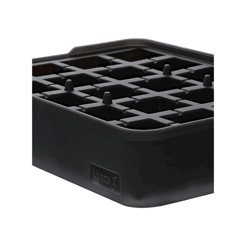 Molde de silicona negro para cubitos de hielo 3x3 cm