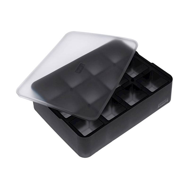 Molde de silicona negro para cubitos de hielo 4x4 cm