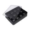 Moule à glaçons en silicone noir 4x4 cm