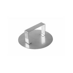 Presse à hamburgers en acier inoxydable 12,8 cm