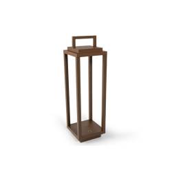 Lampe LED Resort en aluminium corten