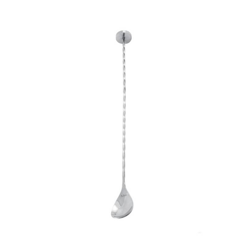 Cuchara de bar con disco de acero inoxidable cm 35