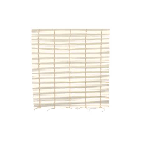 Mantel individual de bambú para sushi 24x24 cm