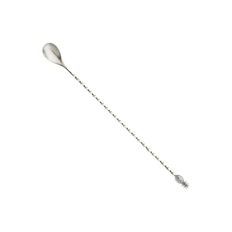 Cuchara de bar de acero inoxidable Piña cm 33