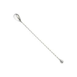Cuchara de bar calavera de acero inoxidable 33 cm
