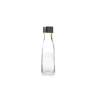 Botella de vidrio con tapón de rosca de acero cl 28,5
