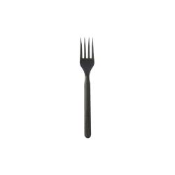 Horquillas desechables cpla negro 17 cm