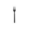 Fourchettes jetables en cpla noir 17 cm