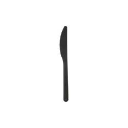 Couteau jetable noir 18 cm
