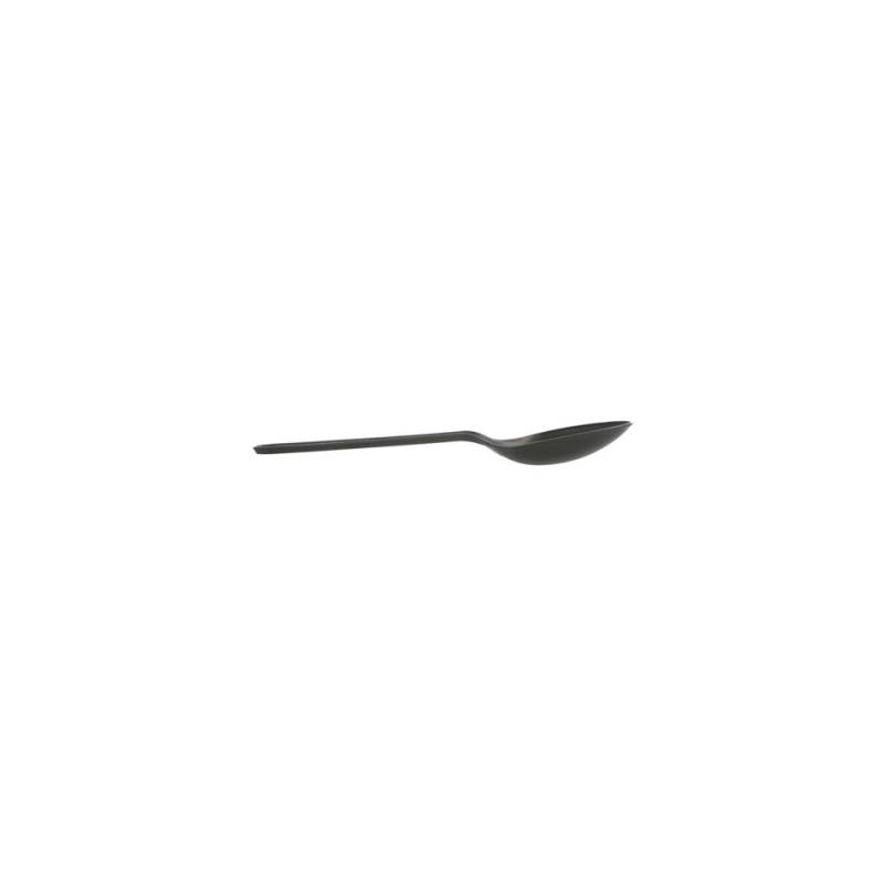 Cuillères jetables noires cpla 12,7 cm