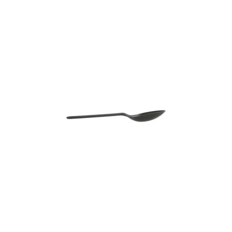 Cuillères jetables noires cpla 12,7 cm