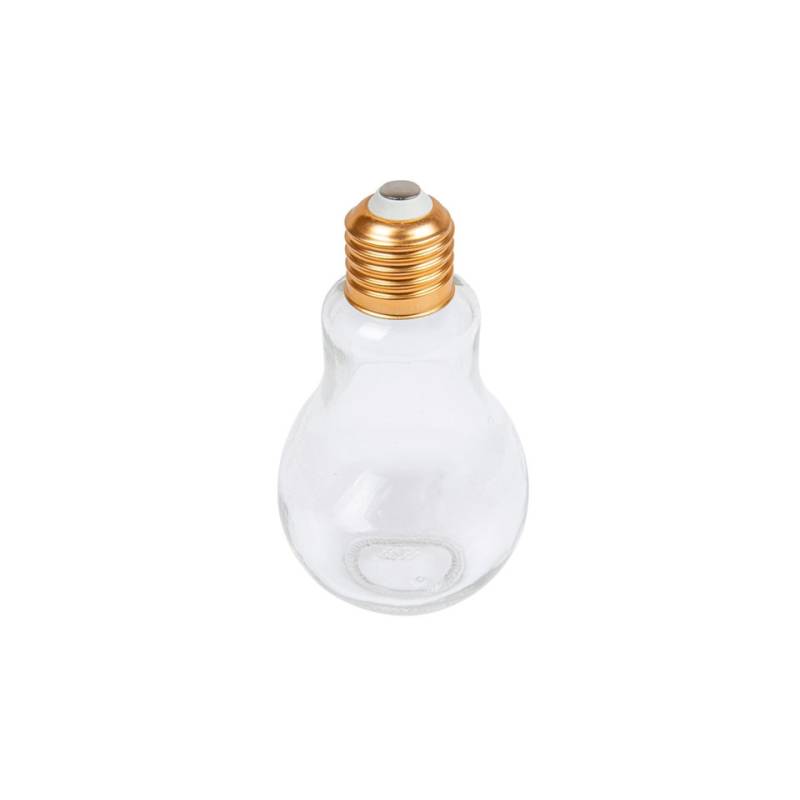 Bombilla de vidrio con tapón de aluminio cl 15