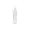 Bouteille en verre perforé avec bouchon en acier inoxydable cl 99