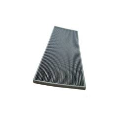 Tapis de barre en caoutchouc argenté cm 60x20