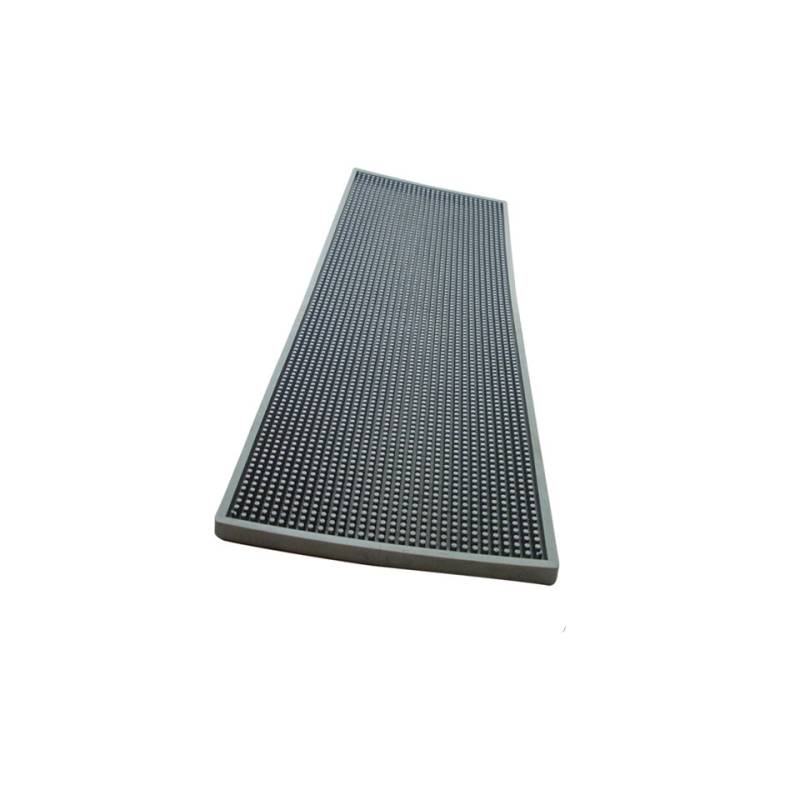 Alfombrilla de goma plateada cm 60x20