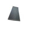 Alfombrilla de goma plateada cm 60x20