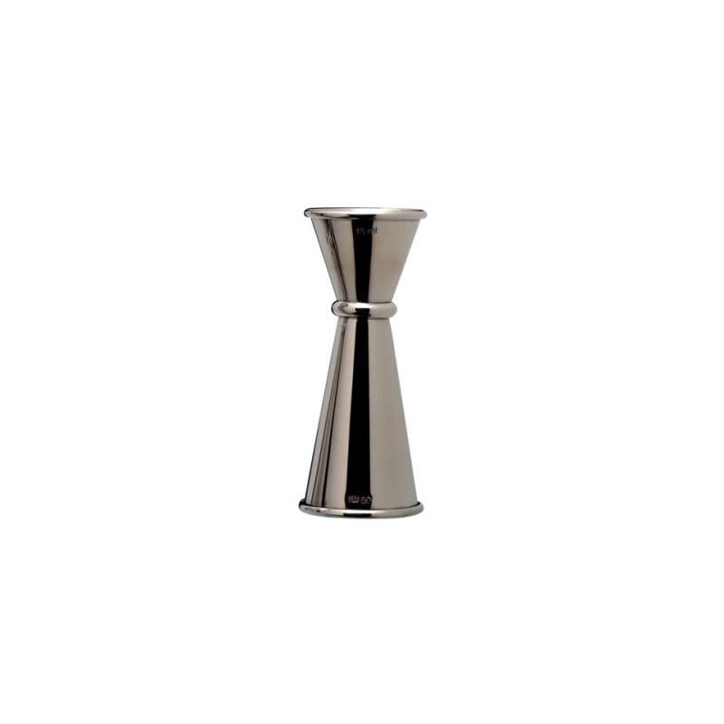 Jigger mince en acier inoxydable ml 15-30