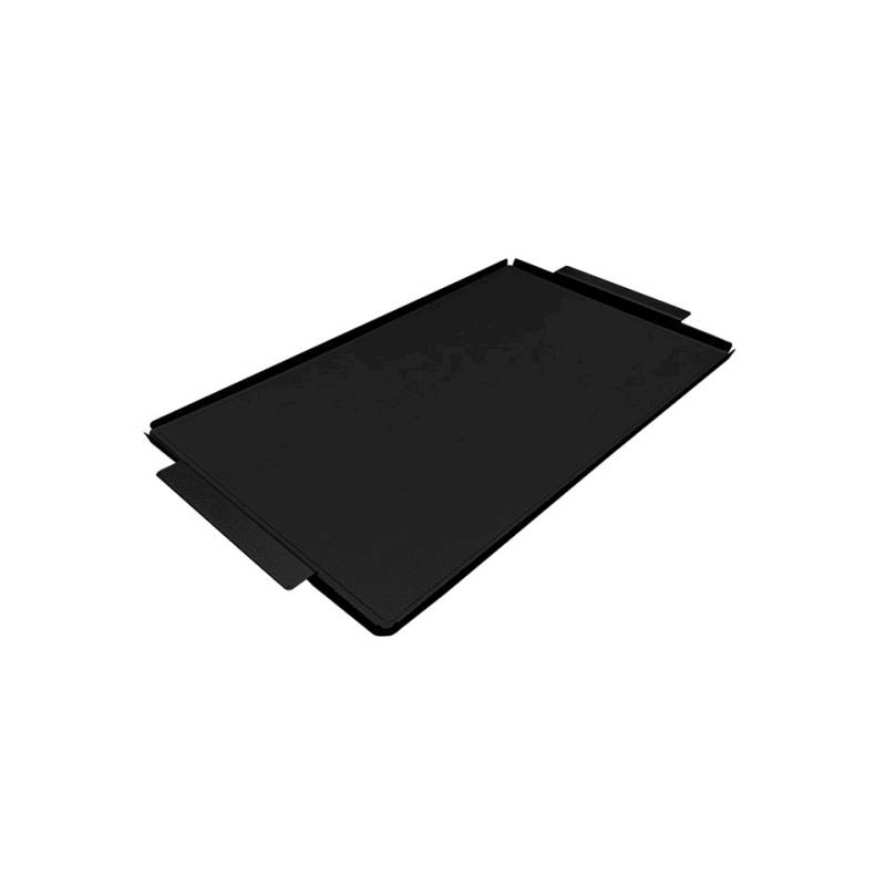 Plateau en aluminium noir avec set de table noir cm 37x53