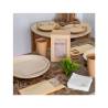 Set de table en papier kraft avec décoration vintage 30x42 cm