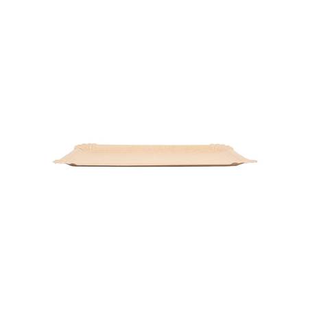 Plateau rectangulaire en papier kraft 23x17 cm