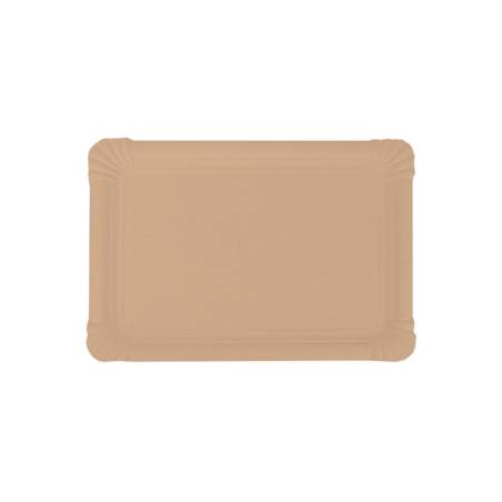 Plateau rectangulaire en papier kraft 30x21 cm