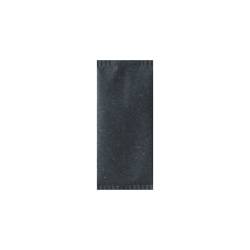 Sac à couverts fashion en papier anthracite avec serviette cm 24x11