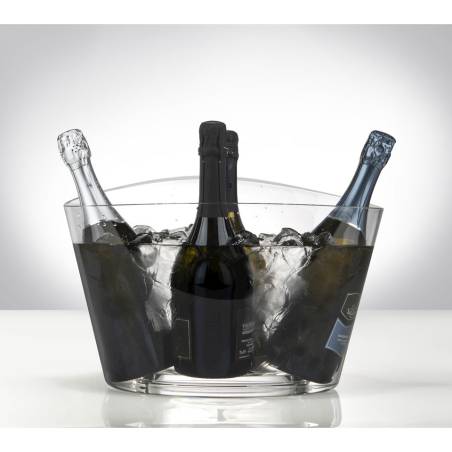 Réservoir de vin mousseux en acrylique transparent Victoria lt 10