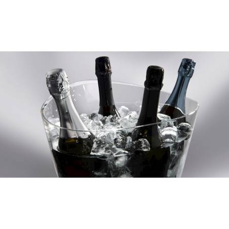 Réservoir de vin mousseux en acrylique transparent Victoria lt 10