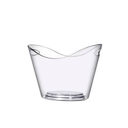 Bol de plástico transparente Visual Sparkling Wine lt 8
