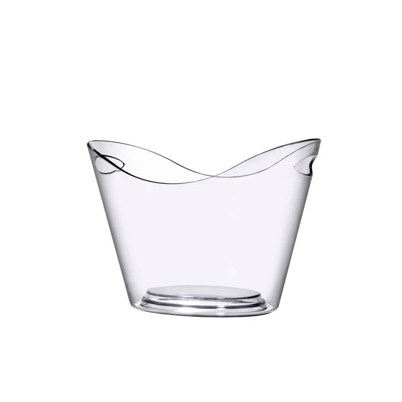 Bol à vin mousseux Visual en plastique transparent lt 8