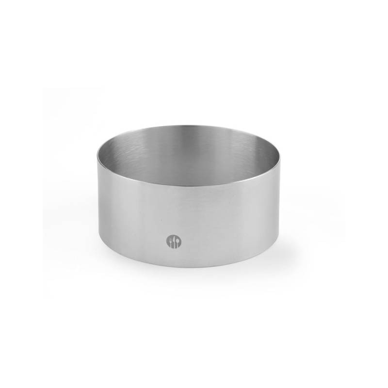 Molde redondo de acero inoxidable 10 cm