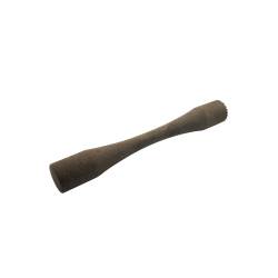 Mortero marrón de madera ecológica 23 cm