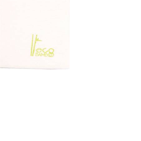 Serviette en bambou éco blanche 20x20 cm