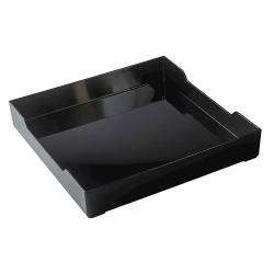 Plateau urbain en noir san 30.3x30.3x5 cm