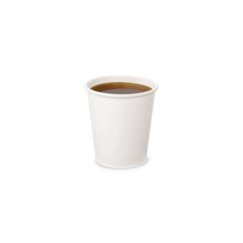 Vasos desechables de papel blanco cl 18
