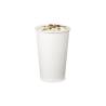 Vasos desechables de papel blanco cl 25