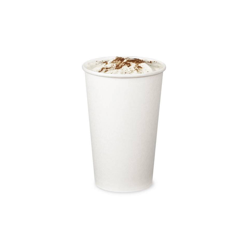 Vasos desechables de papel blanco cl 25