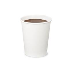 Gobelets jetables en papier blanc cl 35