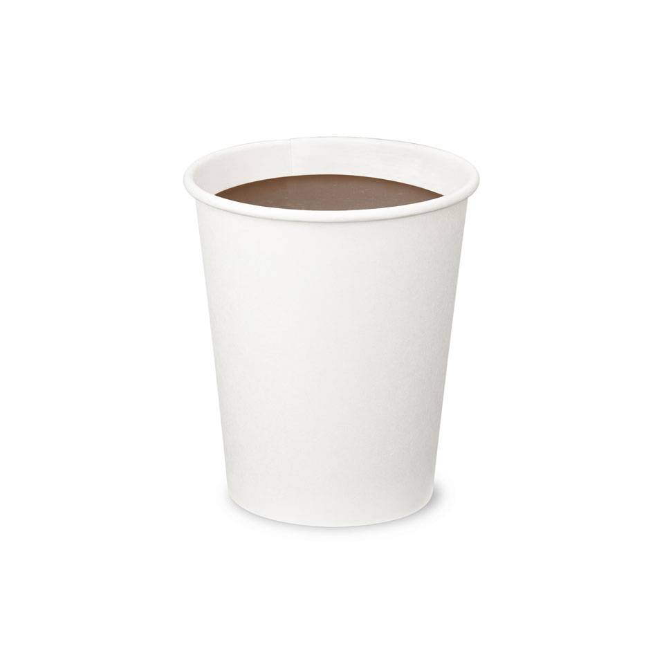 Vasos desechables de papel blanco cl 35