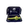Estuche de cubitos para barman 13 piezas con exprimidor amarillo
