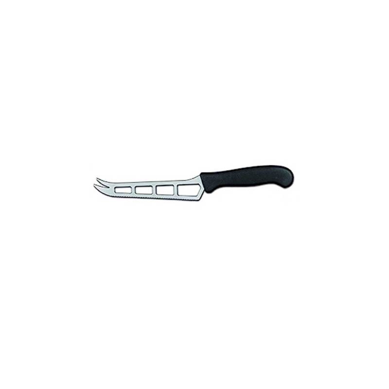 Cuchillo de acero inoxidable para queso y paté con mango de nylon cm 14