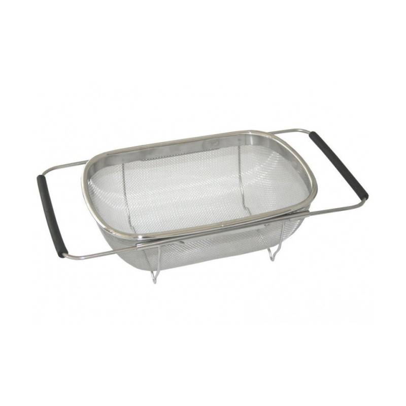 Escurridor extensible de malla de acero inoxidable