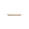 Plateau rectangulaire Bionic en bagasse brune 27x16,7x2,6 cm