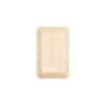 Plateau rectangulaire Bionic en bagasse brune 27x16,7x2,6 cm
