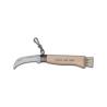 Cuchillo para setas de acero inoxidable con mango de haya cm 21