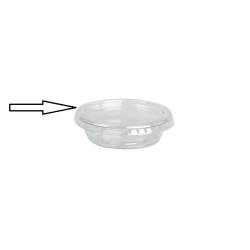 Tapa para vaso transparente 6,5 cm