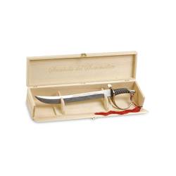 Sabre de sommelier dans un coffret en bois