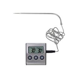 Termómetro digital con sonda y temporizador +250°C